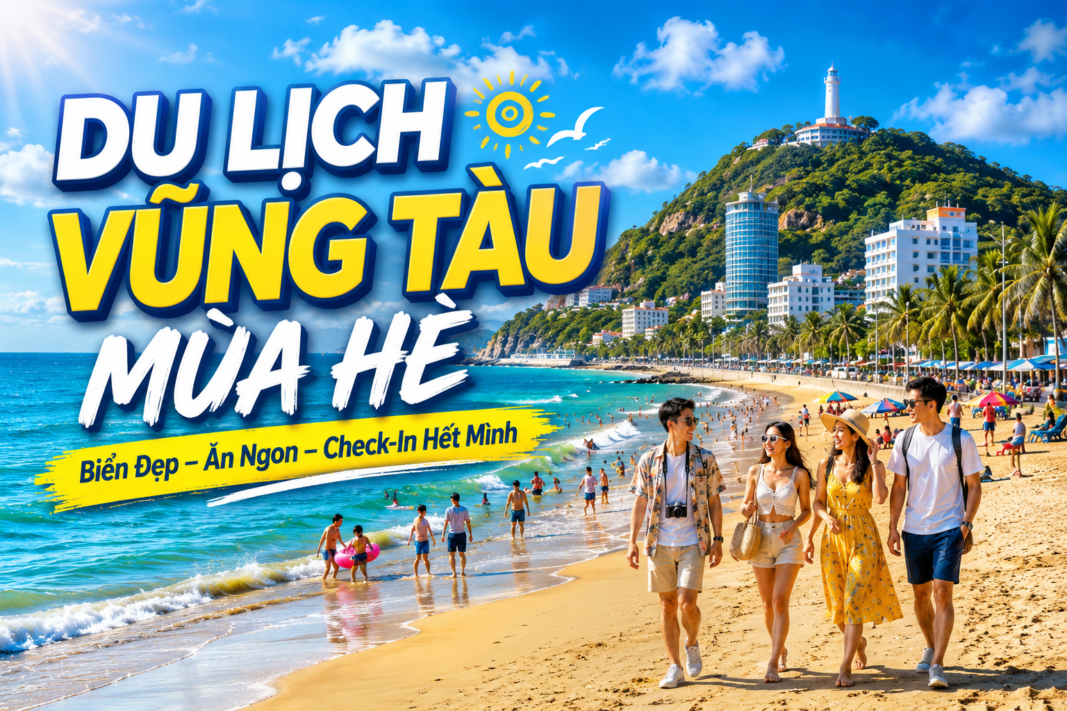 Du Lịch Vũng Tàu Mùa Hè 2026: Trọn Bộ Kinh Nghiệm Ăn Chơi Từ A Đến Z
