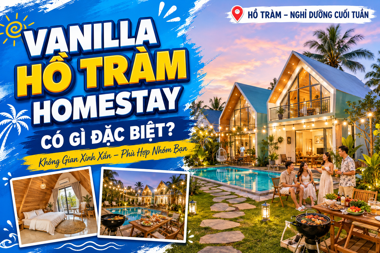 Vanilla Hồ Tràm Homestay Có Gì Đặc Biệt?