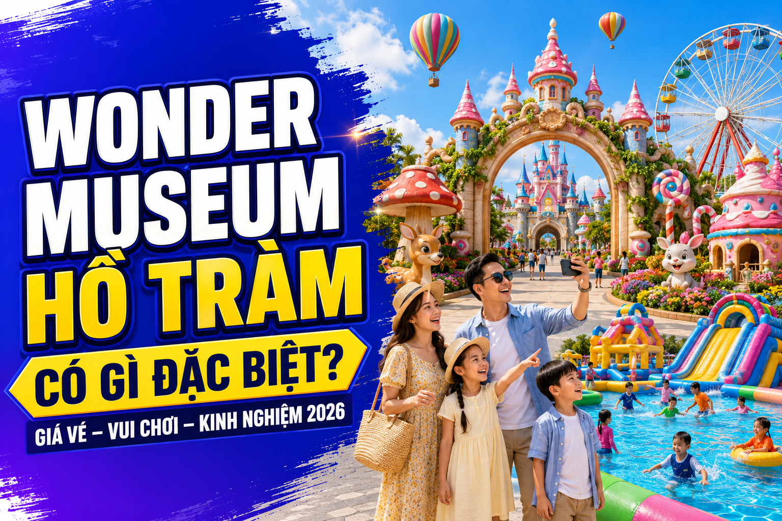 Wonder Museum Hồ Tràm Có Gì? Giá Vé, Kinh Nghiệm Vui Chơi