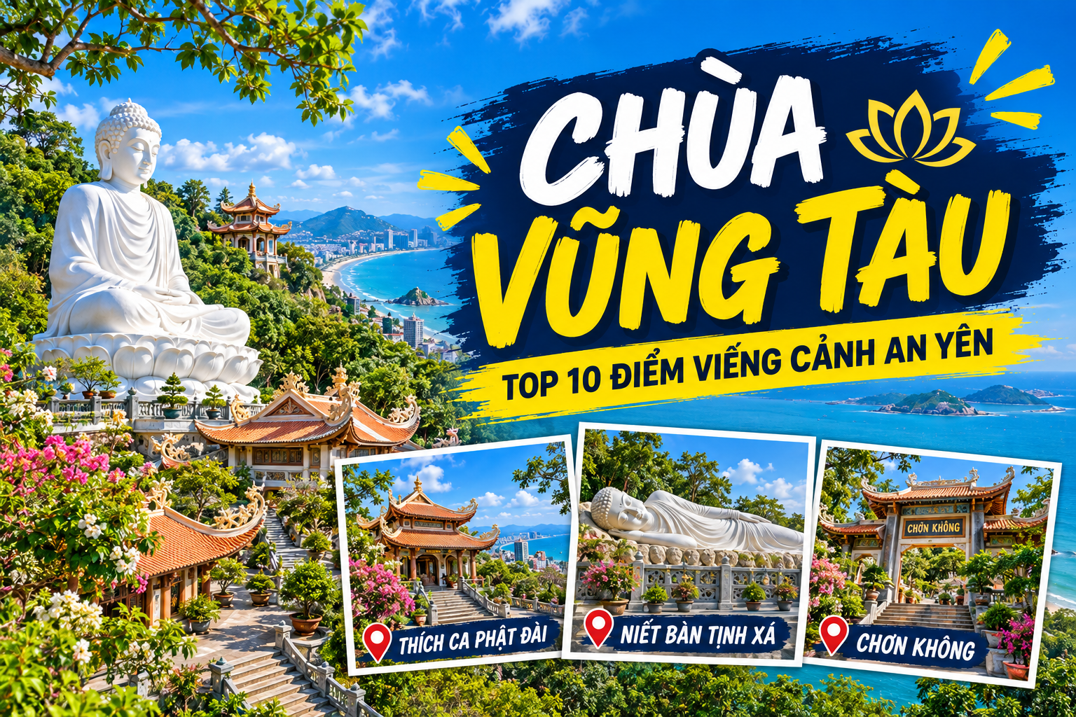 Chùa Vũng Tàu: Top 10 Điểm Viếng Cảnh An Yên Kèm Lịch Trình A-Z